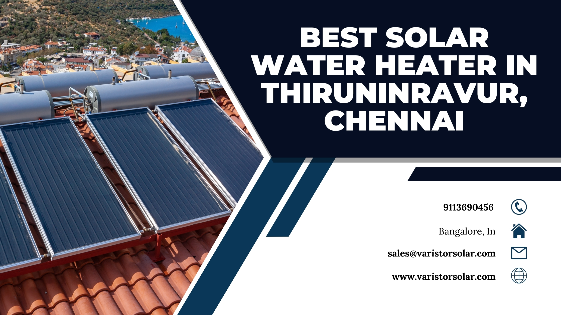 Solar Water Heater in Thiruninravur, Chennai