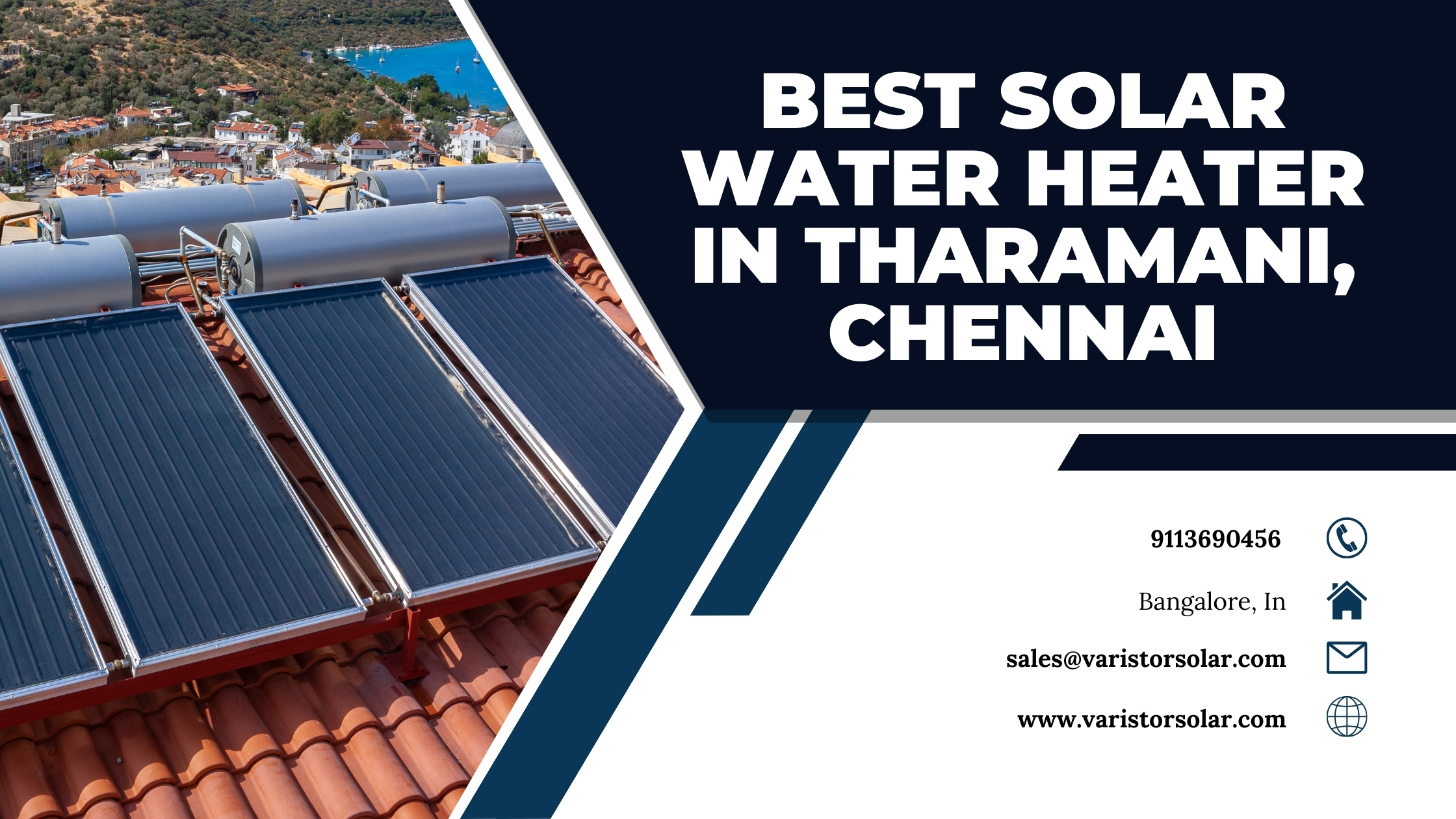 Solar Water Heater in Tharamani, Chennai