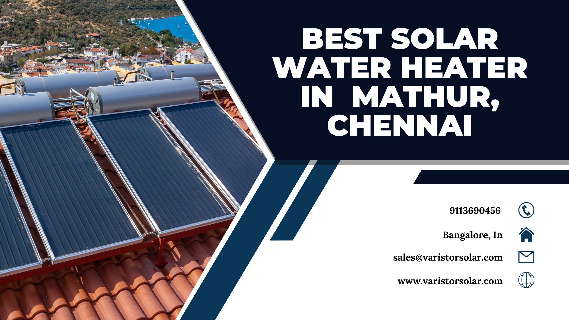 best solar water heater in Mathur, Chennai