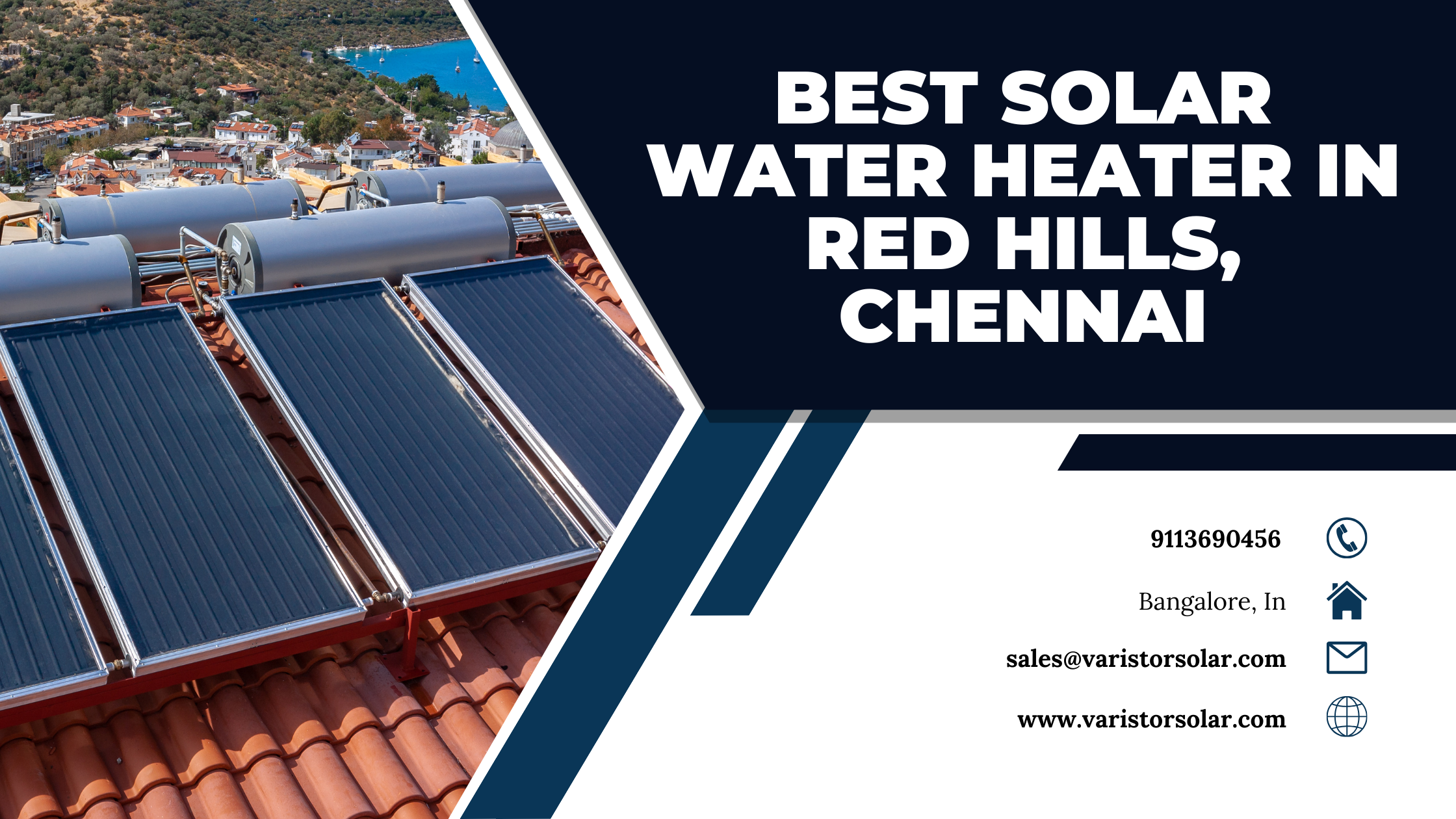 Best Solar Water Heater in Red Hills, Chennai