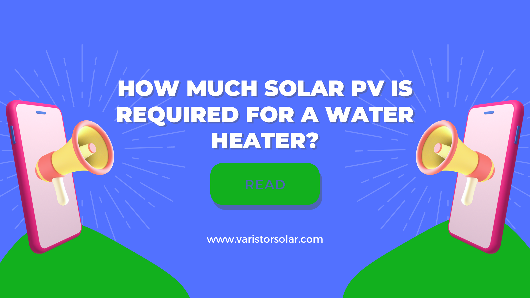 How Much Solar PV is Required for a Water Heater?