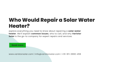 Who Would Repair a Solar Water Heater?